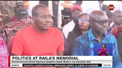 Political fireworks at Raila's first anniversary commemoration