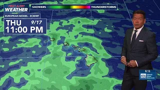 More showers, humidity from remnants of T.S. Norbert this week
