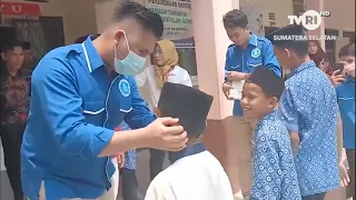 PALEMBANG DIALECT NEWS - 5,000 MASKS DISTRIBUTED TO STUDENTS