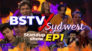 Prøver stand-up på Sydwest Show!