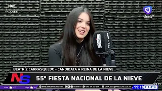 55th National Snow Festival: The candidates visited the Radio Seis studio