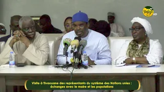 United Nations System representatives visit Tivaouane: Exchanges with the mayor