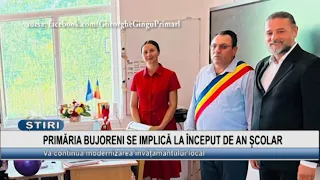 BUJORENI CITY HALL GETS INVOLVED AT THE START OF THE SCHOOL YEAR