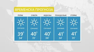 Vrijeme: I sutra sunčano i vruće 31. 07. 2026.