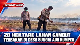 20 HECTARES OF PEATLAND BURN IN SUNGAI AUR KUMPEH VILLAGE