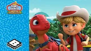 A Dinosaur Steals Uncle Jack's Basket | Dino Ranch | Boomerang Italy