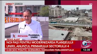 The first section of the new Planșeu Unirii reopens. Where you can drive