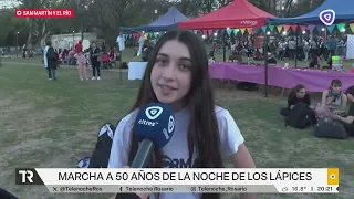 50 years after The Night of the Pencils, students marched through downtown Rosario
