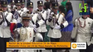 Momento cívico conmemorativo del 24 de Mayo BATALLA DE PICHINCHA