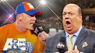 Legends John Cena And Paul Heyman Get Feisty | WWE's Greatest Moments | A&E