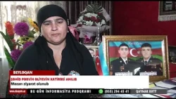 BEYLƏQANDA ŞƏHİD PƏRVİN ƏLİYEVİN XATİRƏSİ ANILIB
