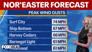 Powerful nor'easter brings 74 mph wind gusts, flooding