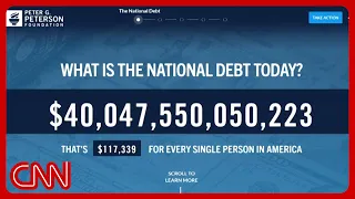 $40T US debt rising by ~$5M per minute. How much it costs per American