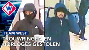 Inbrekers slaan vitrines van juwelier aan diggelen | Team West