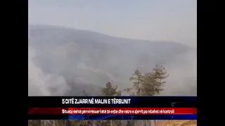 5 DITË ZJARR NË MALIN E TËRBUNIT