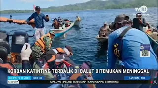 STHI - Korban Katinting Terbalik di Balut Ditemukan Meninggal