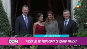 ? ¿EL REY FELIPE CERCA DE JULIANA AWADA? EL PASE ENTRE INTRUSOS Y DDM