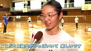 子供たちに新たな可能性を！「わかやま City Club」学生バトミントン部 和歌山市立城東中学校