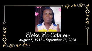 Death Announcement - Eloise McCalmon