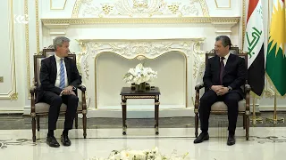 سەرۆکوەزیران پێشوازی لە کونسوڵی گشتیی ئەڵمانیا بەبۆنەی کۆتاییهاتنی ئەرکە دیپلۆماتییەکەی کرد