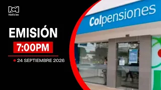 Emisión Noticias RCN 7:00 p.m. / jueves 24 de septiembre de 2026
