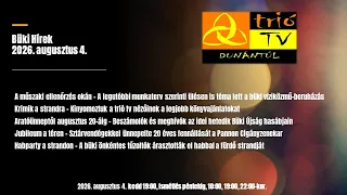Büki Hírek 2026. augusztus 4.