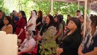 جانب من القداس الإلهي بمناسبة عيد الصليب المقدس في قرية أنوني، برواري بالا