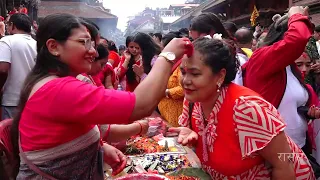 पाटन कृष्ण मन्दिरमा भक्तजन || NTV
