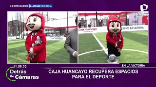 Caja Huancayo recovers spaces for sports in La Victoria
