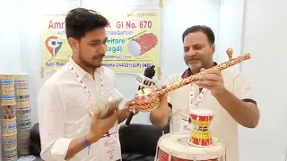 UPITS 2026 में Amroha की ढोलक और डमरू की धूम | India Expo Mart | Greater Noida