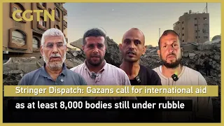 Stringer Dispatch: Gazans call for international aid as 8,000 bodies still under rubble
