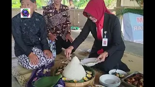 PERPISAHAN KLAS VI SD GUNUNG GAMBAR NGAWEN SISWA SISWINYA  KIRAB BUDAYA TUNJUKAN  KARYA NYATA
