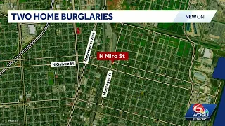 NOPD investigating two home burglaries
