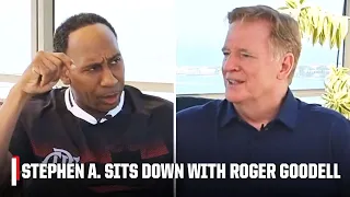 Stephen A. presses Roger Goodell on the NFL’s biggest issues while in Brazil 🏈 | NFL on ESPN