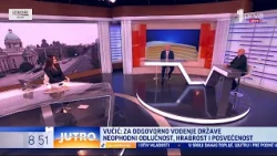Prelistavanje štampe sa Brankom Pavlovićem i Vladimirom Radomirovićem- JUTRO