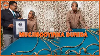 Mucjiso: Nin u dhashay Dalka Hindiya oo noqday Ninka Adduunka ugu Ciddiyaha Dhaadheer.