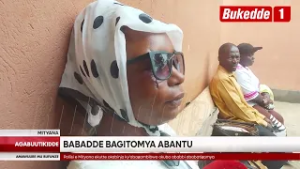 Agabuutikidde:  Okulwanyisa obubbi obususse  Poliisi eriko beekutte okuli n'omukazi  Babadde batigom