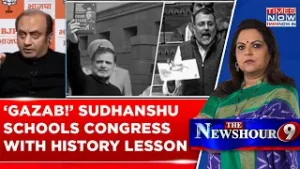 Sudhanshu Trivedi Dominates Debate With One Strike, 'Schools' Congress With 'History' Lesson! Watch