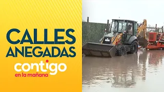 FLOODED STREETS: The difficult situation in Huechuraba due to rain - Contigo en la Mañana