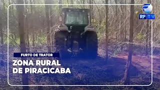 TÁ NO AR - Trator furtado é recuperado em zona rural em Piracicaba