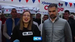 SARA PAVKOV POZVALA NOVOSAĐANE NA VELIKI SKUP: Naprednjaci obišli štand na Bulevaru oslobođenja