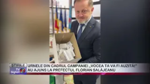 05  URNELE DIN CADRUL CAMPANIEI „VOCEA TA VA FI AUZITĂ!” AU AJUNS LA PREFECTUL FLORIAN SALĂJEANU