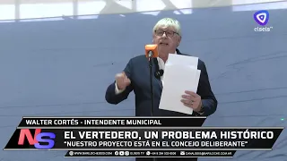 "Our project is at the City Council," Cortés stated regarding the landfill