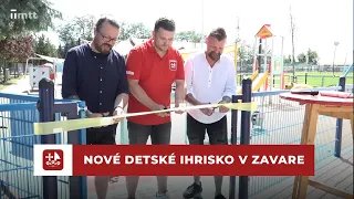 Nové detské ihrisko v Zavare