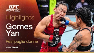 Xiaonan Yan vs Denise Gomes | HIGHLIGHTS | #UFCFIGHTNIGHT