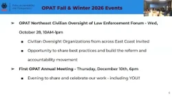 OPAT Civilian Review Board (CRB) Opening Public Session 9.16.26