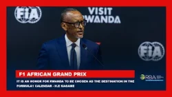 It is an honor for Rwanda to be chosen as the destination in the Formula1 calendar - H.E Kagame