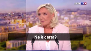 Marine Le Pen, annuncio in tv: "Mi candido alle presidenziali, senza braccialetto"