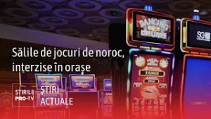 Sălile de jocuri de noroc ar putea fi interzise în mai multe orașe