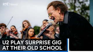 U2 return to Mount Temple for surprise 50th anniversary gig | RTÉ News